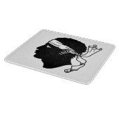 Petite planche à découper en verre- drapeau de la  (Coin)