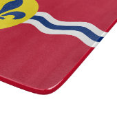 Petite planche à découper en verre, drapeau de Sai (Coin)