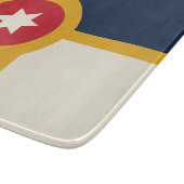Petite planche à découper en verre, drapeau de Tul (Coin)