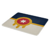 Petite planche à découper en verre, drapeau de Tul (Coin)