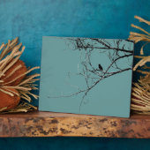 Petite plaque d'oiseaux noirs (Côté)