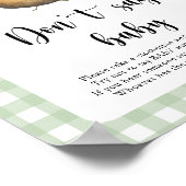 Petite pomme de terre Ne dites pas Poster bébé (Coin)