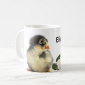 Petite poule moelleuse doux bébé tasse de café dou (Devant gauche)