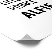 Petite Prince Nom personnalisé Poster de la pépini (Coin)