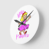 Petite Princesse Horloge ronde (Angle)