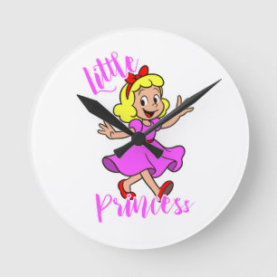 Petite Princesse Horloge ronde