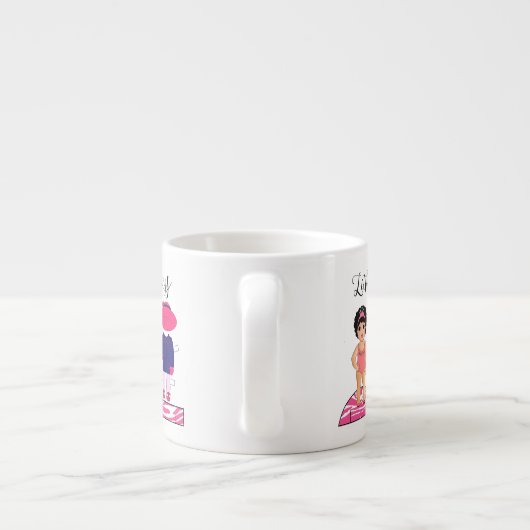 "Petite princesse Mug pour elle" (Dos)