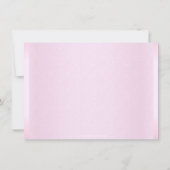 Petite princesse première invitation rose annivers (Dos)