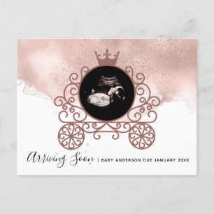 Petite princesse Sonogramme Faire-part de grossess
