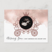 Petite princesse Sonogramme Faire-part de grossess (Devant)