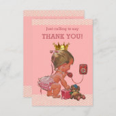 Petite princesse sur des chevrons de Merci de (Devant / Derrière)