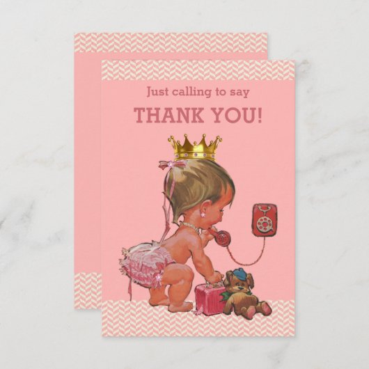 Petite princesse sur des chevrons de Merci de (Devant / Derrière)