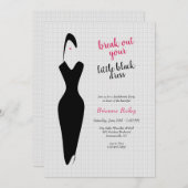 Petite robe noire Invitation (Devant / Derrière)