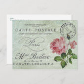 Petite Roos Confection Briefkaart (Voorkant / Achterkant)