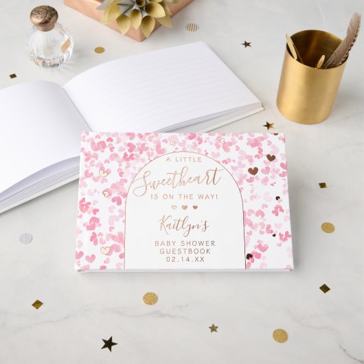 Petite Saint-Valentin Bébé Fête Prénatale (Recto ouvert)