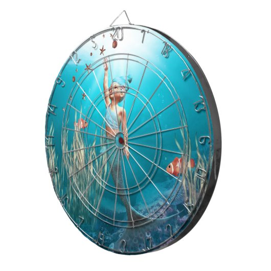 Petite sirène 1 Cible de flechettes (Devant droit)