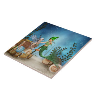 Petite sirène 4 carreaux