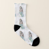 Petite Sirène Dessinant Des Chaussettes D'Art Pers (Droite extérieur)