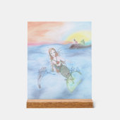 Petite sirène et amie au large du Maine (Recto)