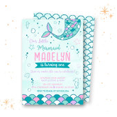 Petite Sirène Invitation Anniversaire