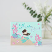 Petite Sirène TY Carte postale Brunette (Debout devant)