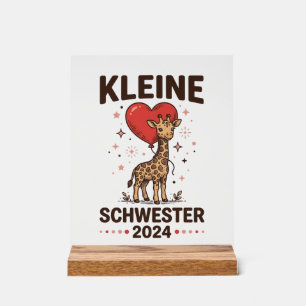 Petite sœur 2024 Conception de sœur girafe mignonn