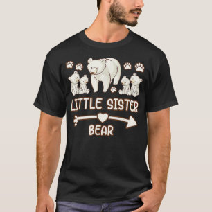 petite soeur ours tshirt 4 petits, petite soeur be