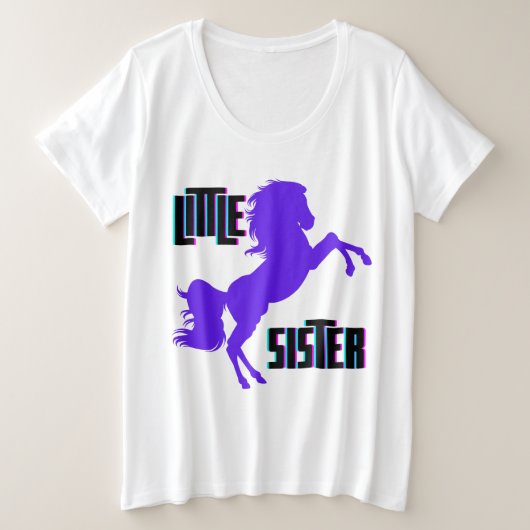 Petite Soeur Poney Violet (Design devant)
