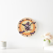 Petite Sorcière Horloge Murale Halloween (Maison)