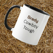 Petite souris personnalisable Cowboy Mug