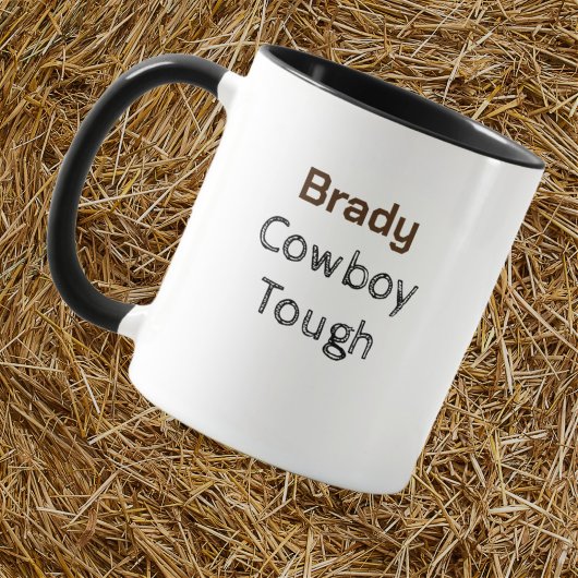 Petite souris personnalisable Cowboy Mug