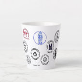 Petite tasse à latte Saint James Way (Devant)