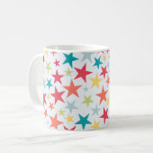Petite tasse de café colorée d'étoiles (Devant gauche)