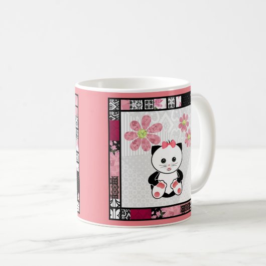 Petite tasse de café de chat (Devant droit)