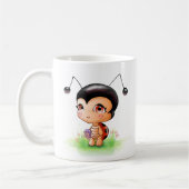 Petite tasse de fille de coccinelle (Gauche)
