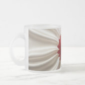 Petite tasse en verre dépoli avec couleurs japanas (Gauche)