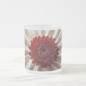 Petite tasse en verre dépoli avec couleurs japanas (Centre)