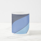 Petite tasse en verre dépoli avec drapeau de Colum (Centre)