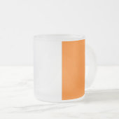 Petite tasse en verre dépoli avec drapeau d'Irland (Devant droit)