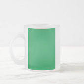 Petite tasse en verre dépoli avec drapeau d'Irland (Gauche)