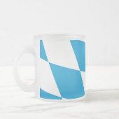 Petite tasse en verre dépoli - drapeau de la Baviè (Gauche)