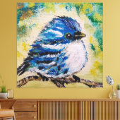Petite toile d'oiseau bleu Imprimer (Insitu(Salon))