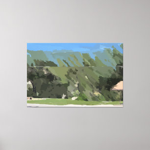 Petite toile enroulée du parc