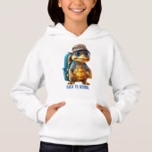 Petite Tortue Aventurée avec sac à dos, (Devant)