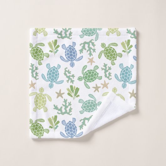 Petite tortue de mer (Gant de toilette)