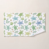 Petite tortue de mer (Serviette à main)