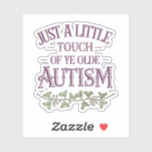 Petite touche amusante de Ye Olde Autisme Sticker  (Feuille)