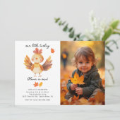Petite Turquie Photo Invitation Anniversaire (Debout devant)