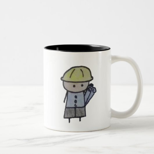 Petite une tasse de ton de l'architecte deux (Droit)