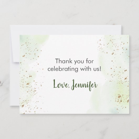 Petite verdure Citrouille Merci or (Dos)